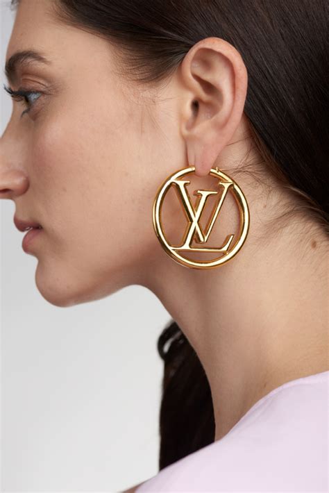 louis vuitton ear rings|louis vuitton symbol earrings.